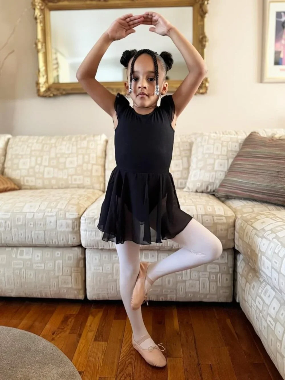 Genuine Leather Ballet Dance Slippers for Toddler & Kids - Girls & Boys Shoes